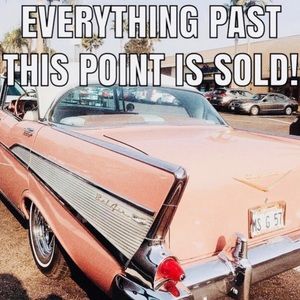 Everything past this point is sold!